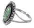 Southwestern Turquoise Jewelry Sterling Silver Ring Size 8-1/2 AX88282